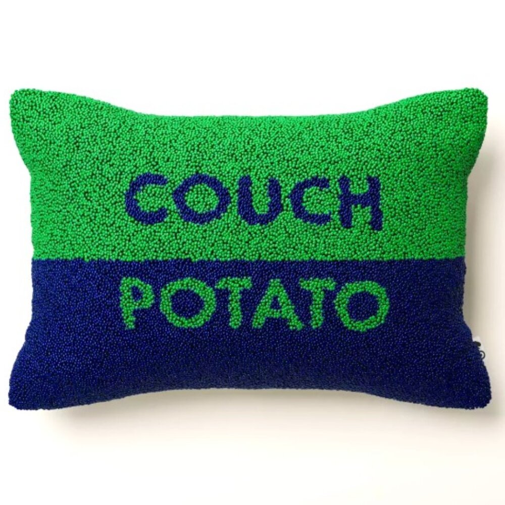 Kate Spade x Target |‎ Couch Potato Beaded Lumbar Throw Pillow | NWT